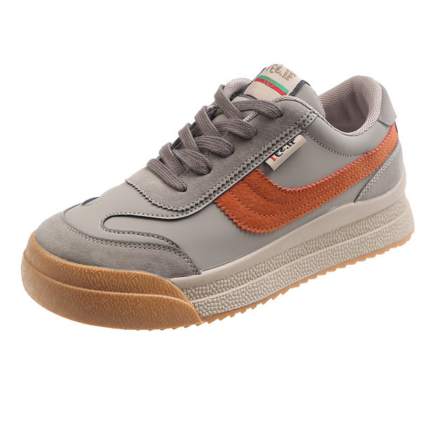 Tenisi dama cu sireturi in doua culori