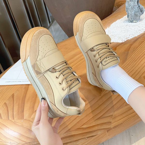 Adidasi eleganti de dama din piele ecologica cu velcro