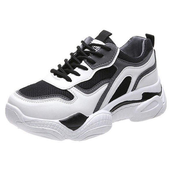 Adidasi moderni de dama cu captuseala moale in doua culori