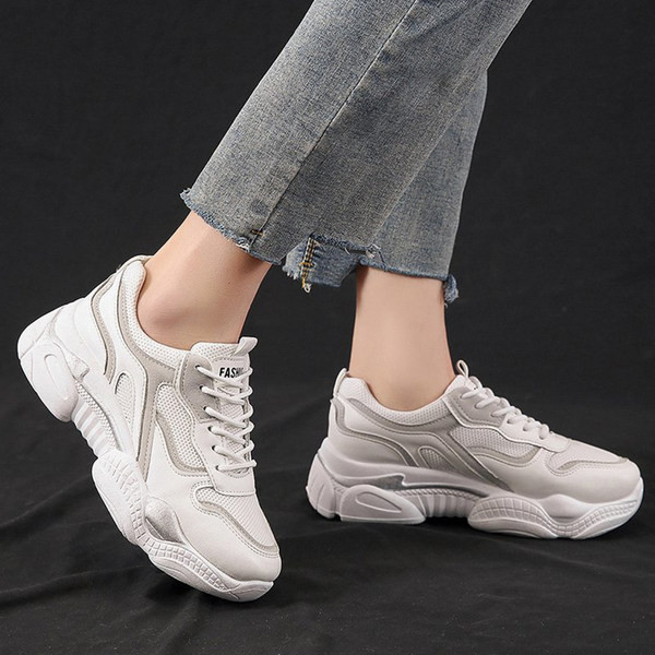 Adidasi moderni de dama cu captuseala moale in doua culori