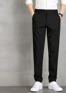 Pantaloni barbatesti la moda cu buzunare si talie standard