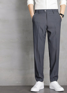 Pantaloni barbatesti la moda cu buzunare si talie standard