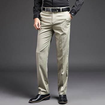 Ανδρικό μοντέρνο παντελόνι με τσέπες - ίσιο μοντέλο