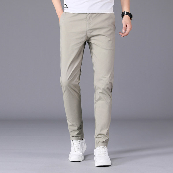 Pantaloni casual barbatesti - elastic