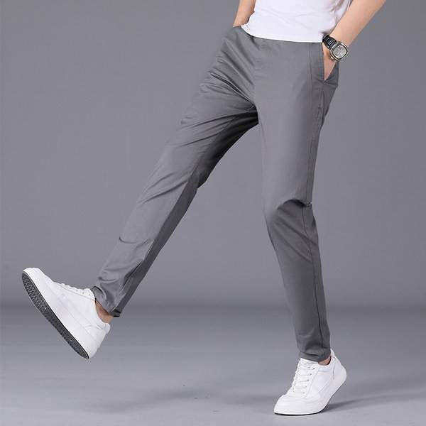 Pantaloni casual barbatesti - elastic