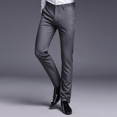 Pantaloni formali pentru bărbați cu talie standard