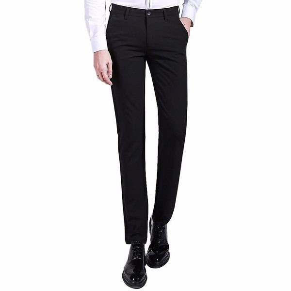 Pantaloni formali pentru bărbați cu talie standard