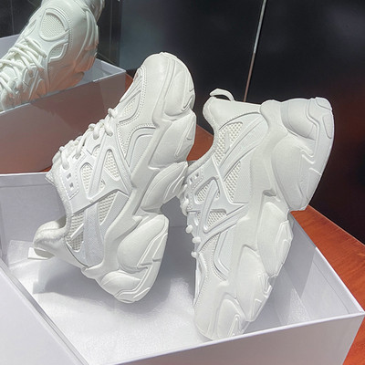 Adidași de damă cu șireturi și căptușeală caldă - trei culori