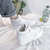 Γυναικεία sneakers από οικολογικό δέρμα με κορδόνια - σε τρία χρώματα