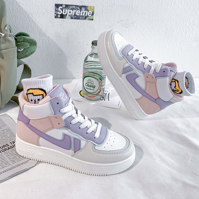 Γυναικεία sneakers από οικολογικό δέρμα με κορδόνια - σε τρία χρώματα