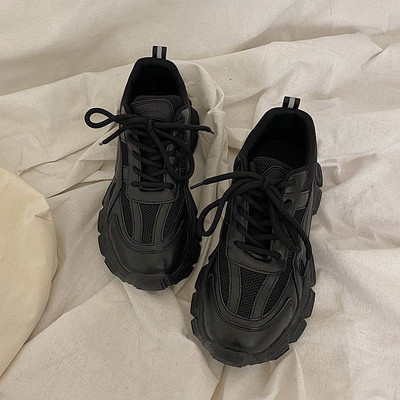 Tenisi dama din piele ecologica model uni in doua culori