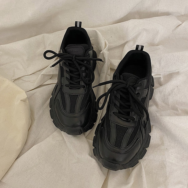 Tenisi dama din piele ecologica model uni in doua culori