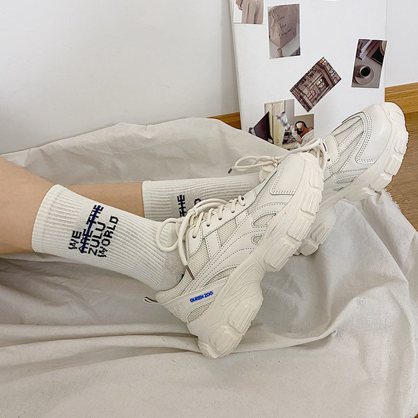 Tenisi dama din piele ecologica model uni in doua culori