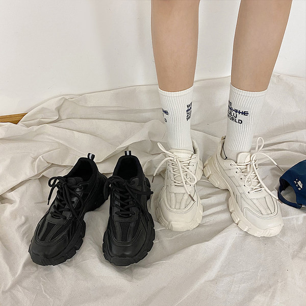 Tenisi dama din piele ecologica model uni in doua culori