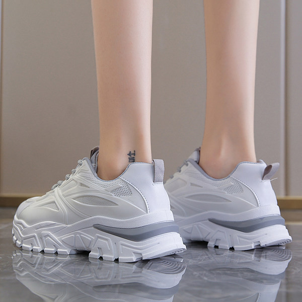 Adidasi eleganti de dama in trei culori cu talpa plata