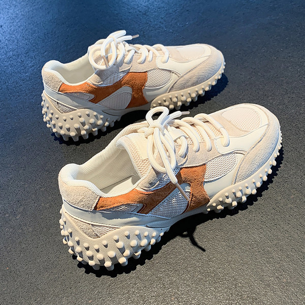 Adidași moderni de damă cu șireturi - două culori