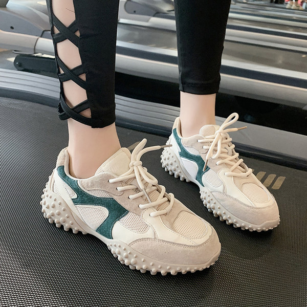 Adidași moderni de damă cu șireturi - două culori