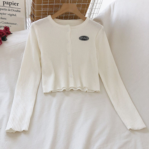 Bluză de damă modernă cu nasturi și mâneci lungi