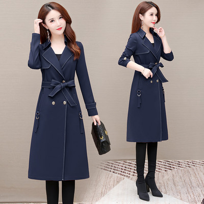 Palton lung de dama cu centura si nasturi in trei culori