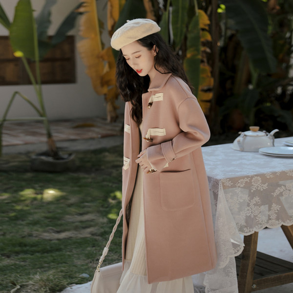 Palton lung de damă modern în patru culori