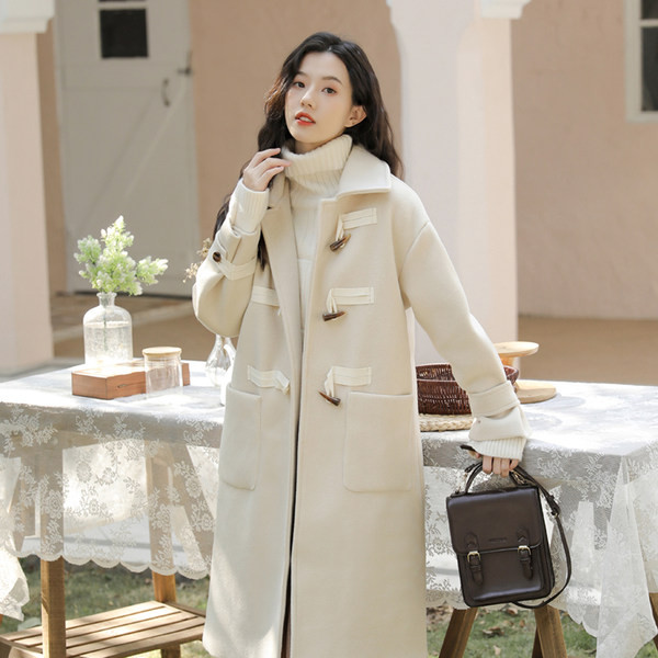 Palton lung de damă modern în patru culori