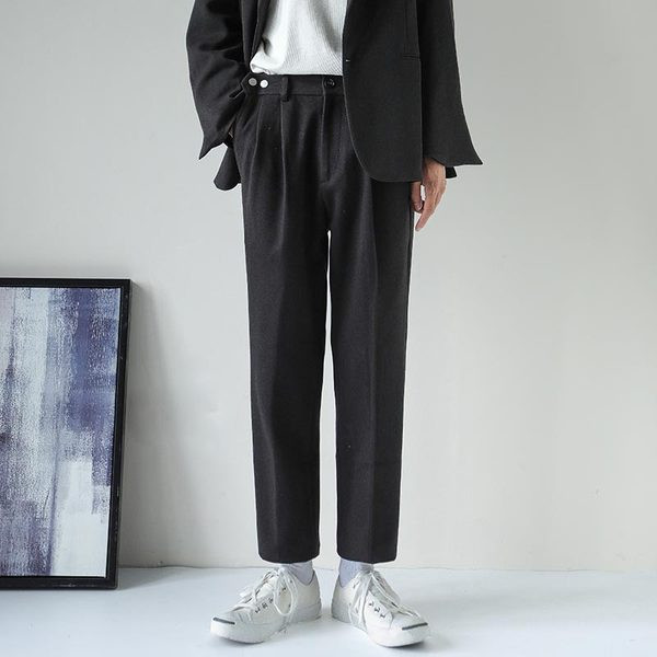 Ανδρικό παντελόνι με κουμπιά - μήκους 9/10