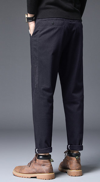 Pantaloni casual barbatesti cu lungimea de 9/10