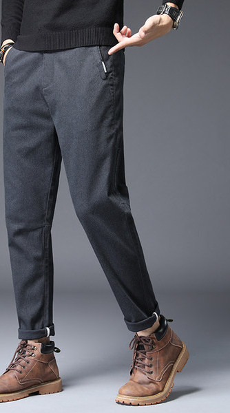 Pantaloni casual barbatesti cu lungimea de 9/10
