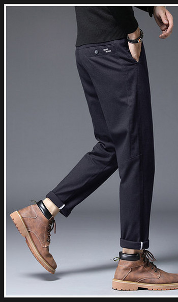 Ανδρικό παντελόνι casual με μήκος 9/10