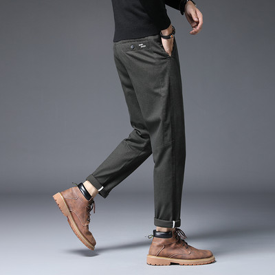 Pantaloni casual barbatesti cu lungimea de 9/10