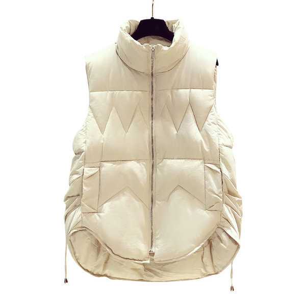 Vesta de iarna dama cu fermoar si guler