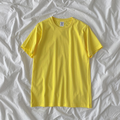 Tricou de vara din bumbac model uni in multe culori