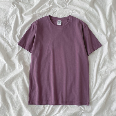 Tricou de vara din bumbac model uni in multe culori