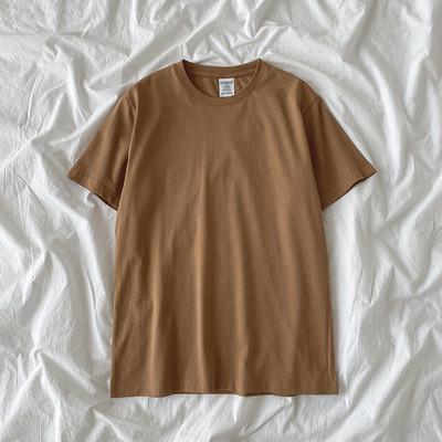 Tricou de vara din bumbac model uni in multe culori