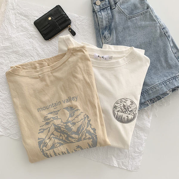 Tricou casual dama cu decolteu oval in doua culori