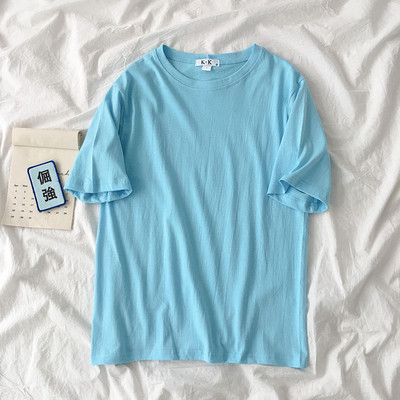 Απλό γυναικείο μπλουζάκι με κοντό μανίκι