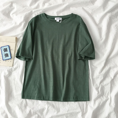 Απλό γυναικείο μπλουζάκι με κοντό μανίκι