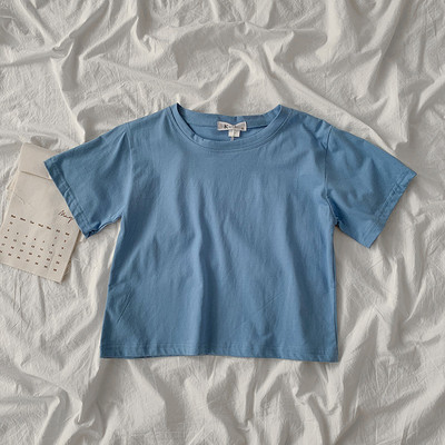 Široki model kratke pamučne majice u različitim bojama