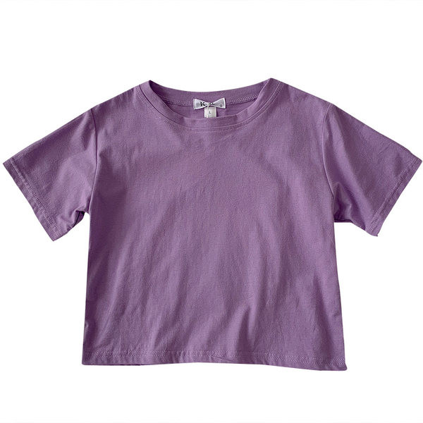 Široki model kratke pamučne majice u različitim bojama