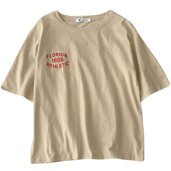 Tricou de vară model nou din bumbac cu inscripții