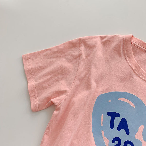 Tricou casual cu maneci scurte si imprimeu pentru femei