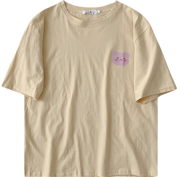 Tricou dama cu aplicare in doua culori