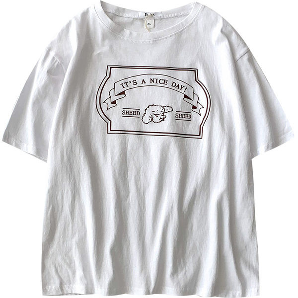 Tricou lat cu decolteu rotund și mâneci scurte