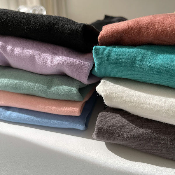 Tricou din bumbac culoare uni model uni