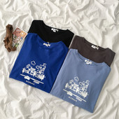 Tricou de vară din bumbac cu imprimeu