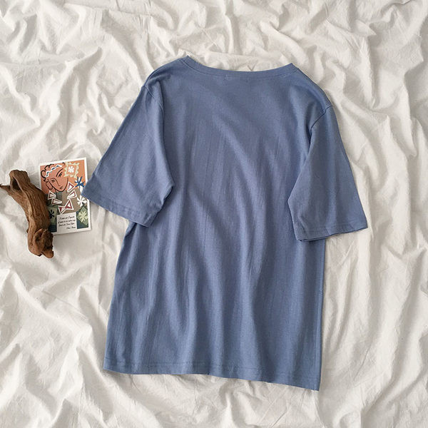 Tricou de vară din bumbac cu imprimeu