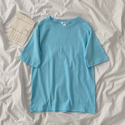 Tricou din bumbac model uni - o culoare