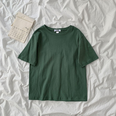 Tricou din bumbac model uni - o culoare