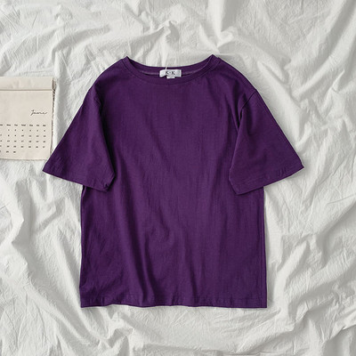 Tricou din bumbac model uni - o culoare