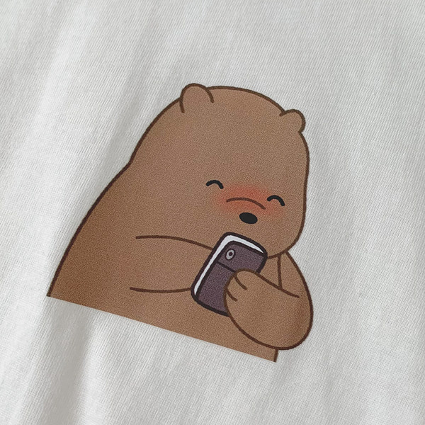 Tricou lat din bumbac pentru vara cu imprimeu color